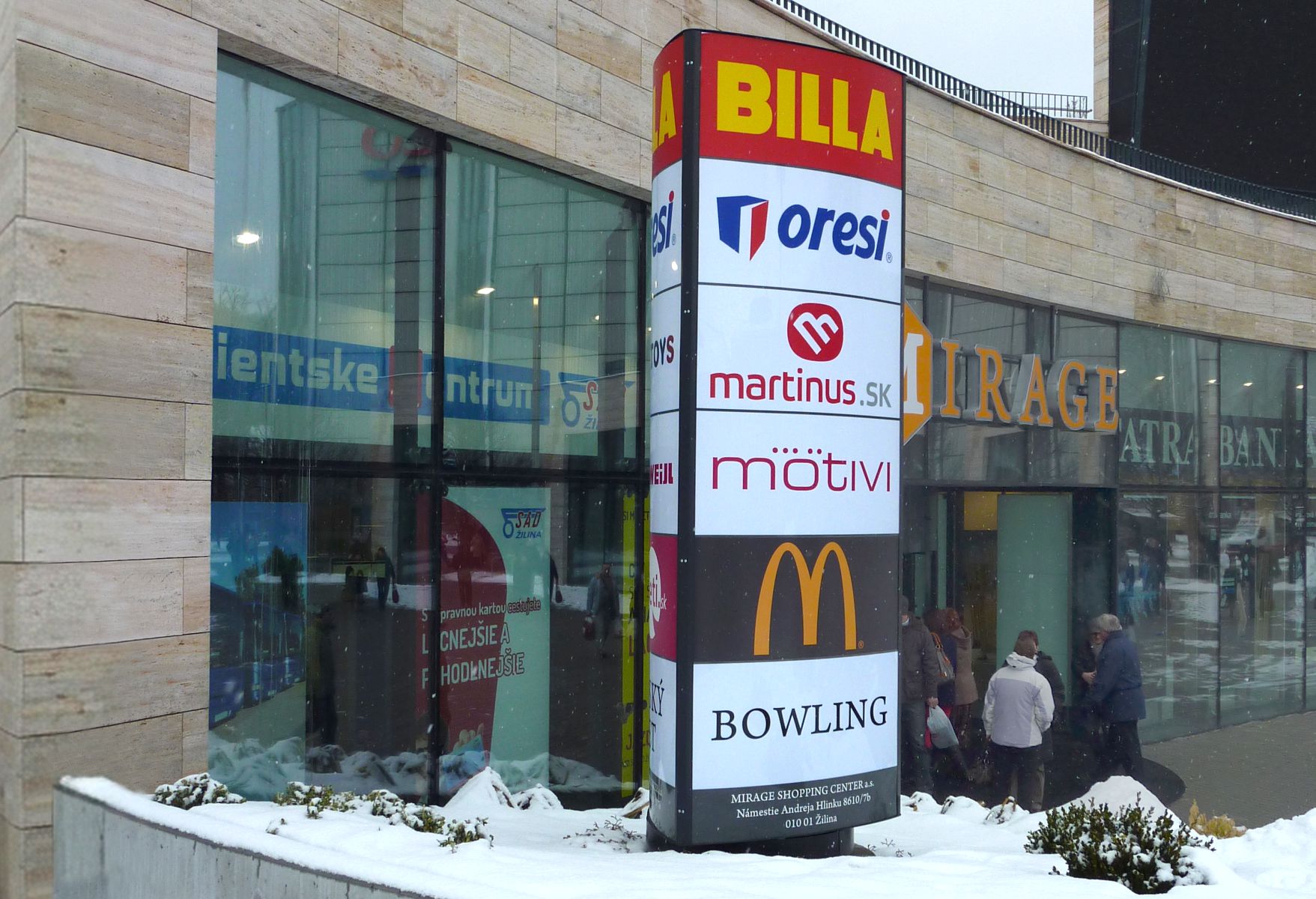 Mirage Shopping Center, Žilina 